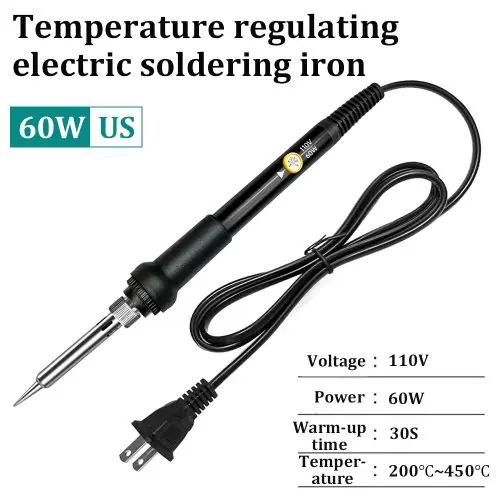 Image de Fer à Souder 60W - Température Réglable 200-450°C
