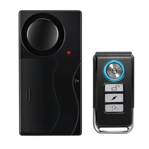 Image de Alarme de Vélo à Vibration Sans Fil - Sécurité Anti-Vol 110dB