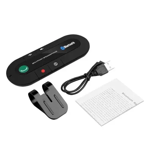 Image de Kit Bluetooth Voiture - Haut-Parleur Stéréo avec Clip Pare-Soleil