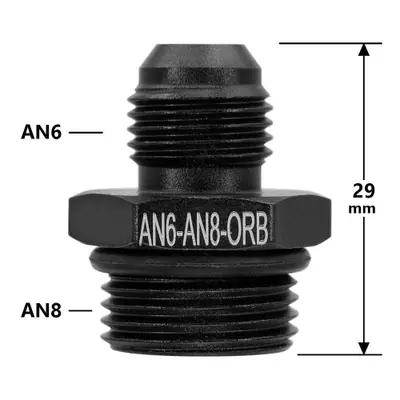Image de Adaptateur Tuyau Carburant Alu AN6-AN12 à M14-M18 - Raccord Fileté