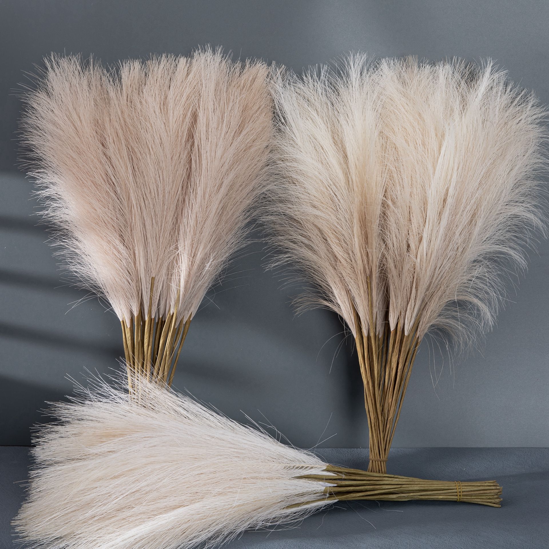 Image of Artificial Reed Bouquet – Boho Home Decor for Living Room & Events