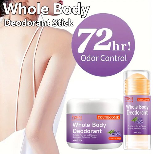 Image de Déodorant Naturel Bâton Pêche - 60g