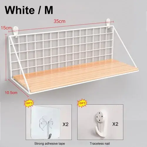 Image de Étagère Murale Sans Perçage - Design Élégant & Pratique