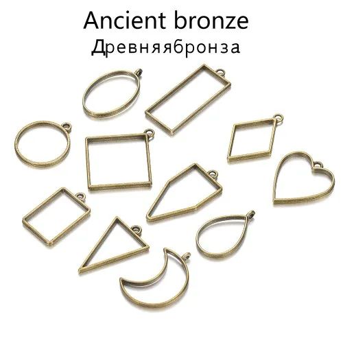 11 Stück Antikbronze