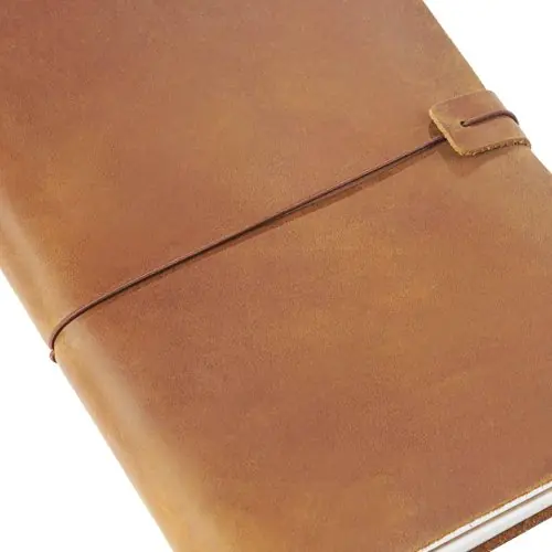 Image de Carnet de Voyage en Cuir - Élégant & Durable
