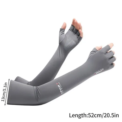 Halbfinger Grau
