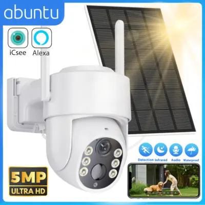 Image de Caméra Surveillance Solaire HD 5MP - Autonome 365 Jours