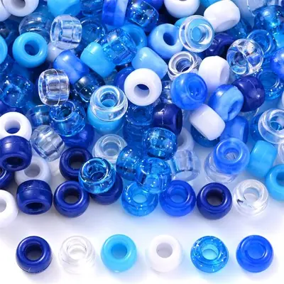 Image de Perles Colorées 6x9mm - Création de Bijoux pour Filles
