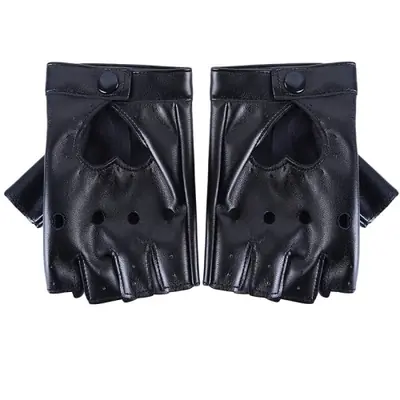 Image de Gants Demi-Doigt Femme - Style Punk & Confort