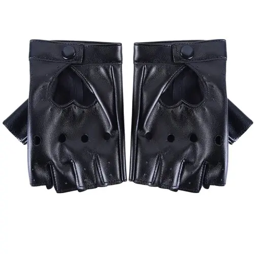 Image de Gants Demi-Doigt Femme - Style Punk & Confort