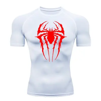 Image de Chemise de Compression Spider Graphique pour Hommes