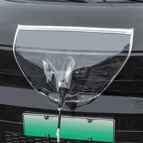 Image of Weather-Resistant Electric Vehicle Charger Port Cover for Tesla Model 3, Y, and Other EVs – Outdoor Dustproof and Rainproof Protection Accessory