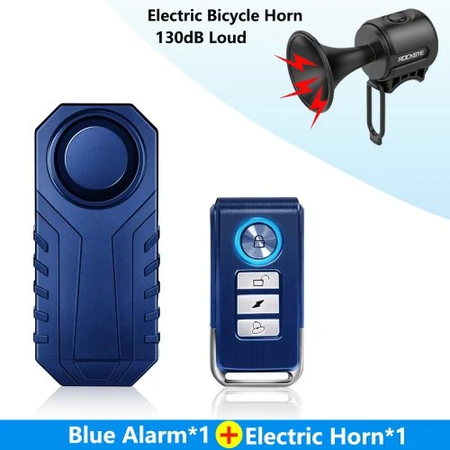 Azul alarma cuerno