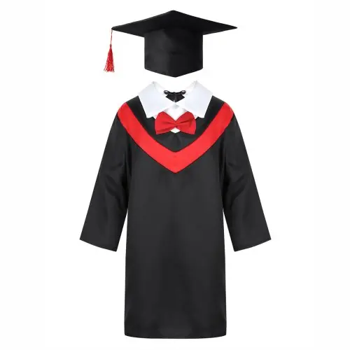 Image de Robe de Graduation Enfants - Costume Baccalauréat pour Fêtes et Jeux de Rôle