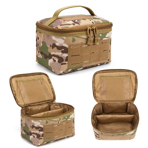 Imagen de Bolsa Táctica para Munición con Compartimentos Desmontables y Parches de Transporte - Ideal para Cazadores y Entusiastas del Tiro