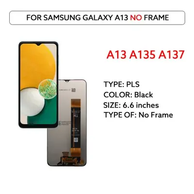 Image de Écran LCD pour Samsung Galaxy A13 - Remplacement complet avec cadre