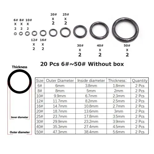 20 pcs sans boîte