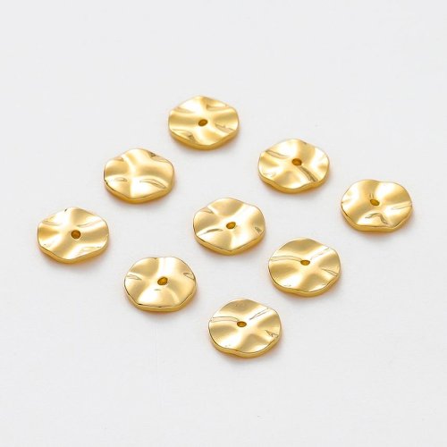 Imagen de Cuentas Espaciadoras de Oro 14K/18K - Ideal para Joyería DIY
