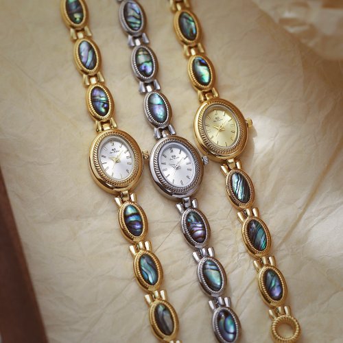 Imagen de Reloj de Lujo para Mujer con Pulsera de Concha de Abulón