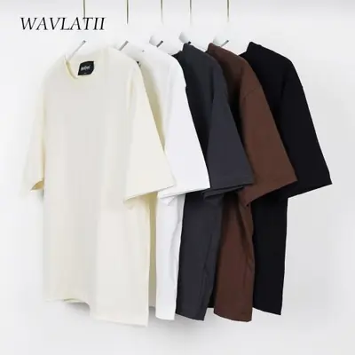 T-Shirt Oversize Marron Unisexe - Style Streetwear Coréen