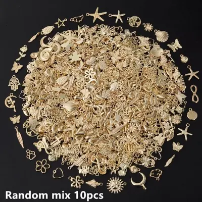 Image de Pendentifs Métal Étoile de Mer & Papillon - DIY Bijoux