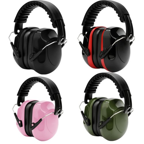 Immagine di Cuffie Antirumore Regolabili a Colori con SNR 34 dB – Protezione Uditiva Professionale per Lavoro, Studio, Tiro e Lavorazione del Legno