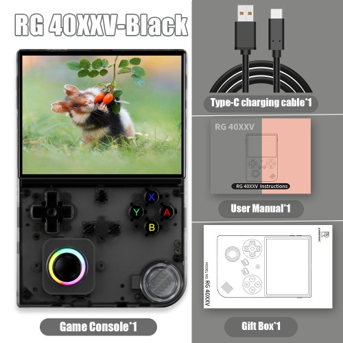 Afbeelding van Anbernic RG40XXV 64-Bit Linux Retro Draagbare Gameconsole met 4.0 IPS Scherm, 5G WiFi, Bluetooth en HD Uitgang – Ideaal voor Nostalgische Gaming