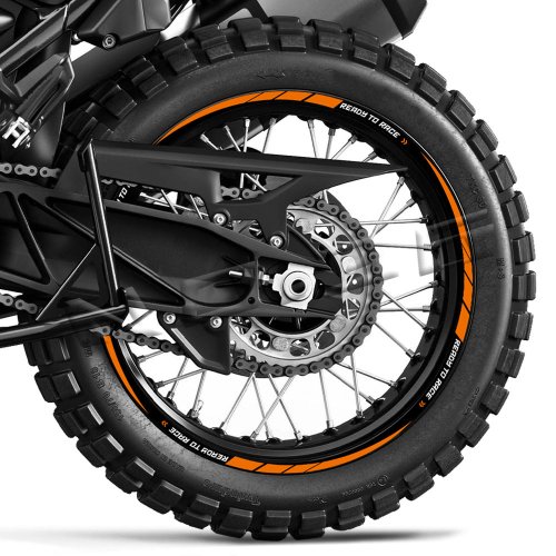 Afbeelding van Reflecterende Velgsticker voor KTM Motorfietsen