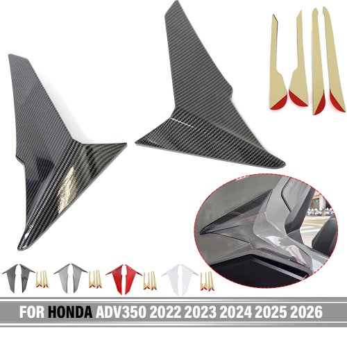 Image of FOR HONDA ADV350 ADV 350 2022-2026 Motorcycle Sport Side Spoilers Fairing Part Wing Deflector WindScreen Windshield Accessories