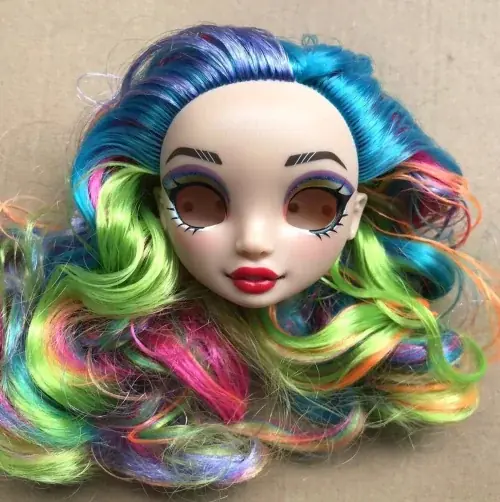 Cheveux arc-en-ciel