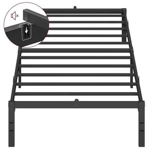 Image de Lit Simple 90x190 cm - Design Moderne avec Rangement