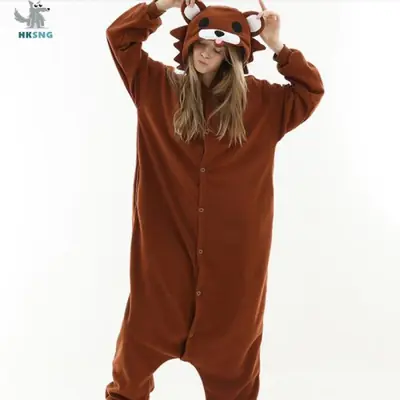 Image de Pyjama Kigurumi Ours Brun pour Adultes - Costume Animal Confortable