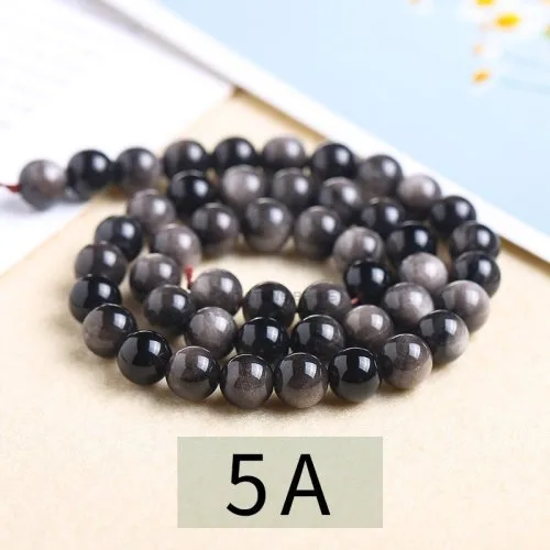 5A Silver Obsidian