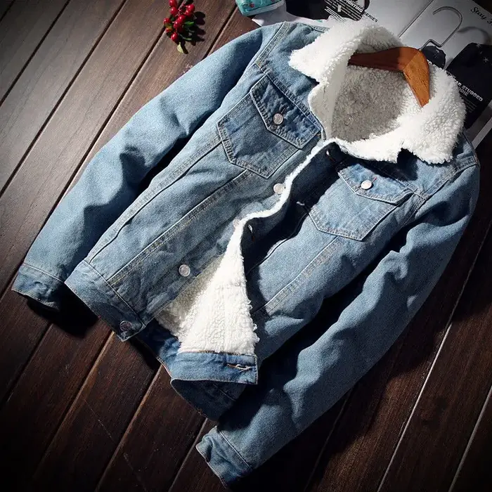 Clair bleu veste