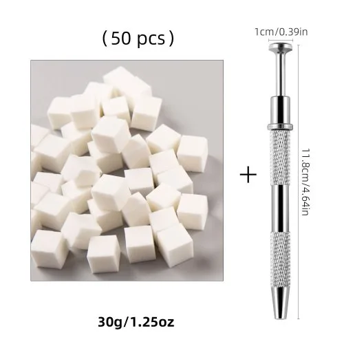 Mit silber stift