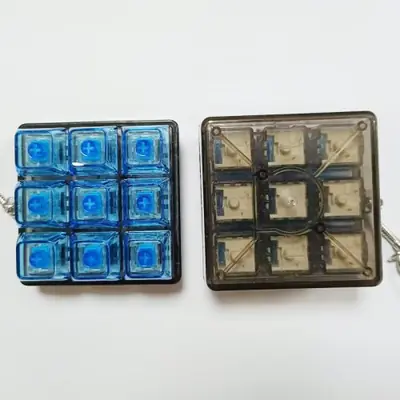 Image de Clavier Anti-Stress Carré Sphérique - Jouet Créatif pour Adultes