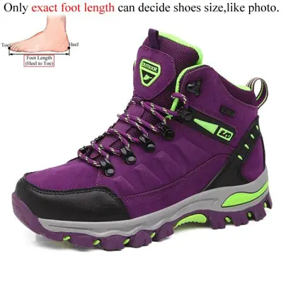 Image de Bottes de Randonnée Hiver Femme - Chaussures Trekking Outdoor