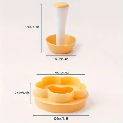 Image de Kit Créatif de Doseurs de Pâte à Pâtisserie - Formes Fleur & Gâteaux