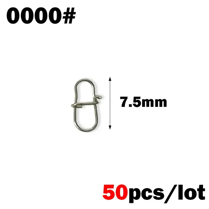Image de Kit 50 Pièces Accessoires Pêche Acier Inoxydable