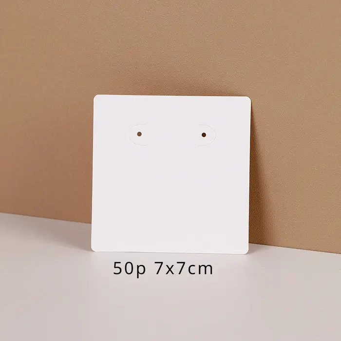 7x7cm biały karta