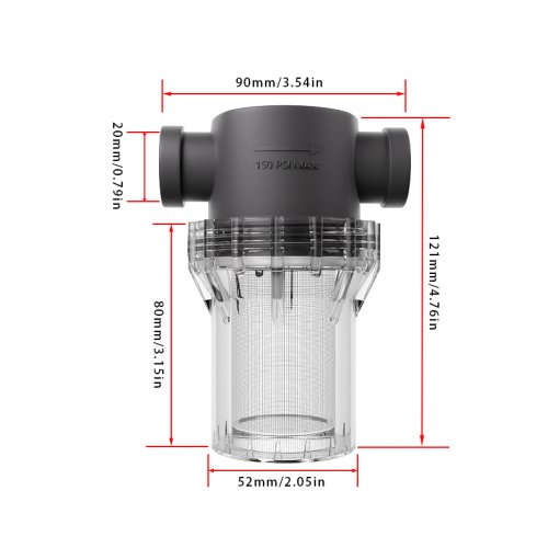Image de Filtre Tuyau d'Arrosage - Anti-Impuretés pour Jardin et Aquarium