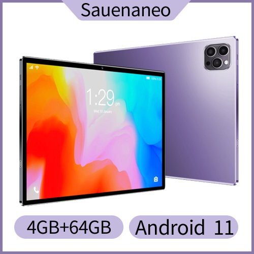 Image of 10.1 Inch Android 11 Tablet with 4GB RAM and 64GB ROM, 5000mAh Battery, Global Version – Perfect for Music, Streaming, and Everyday Use