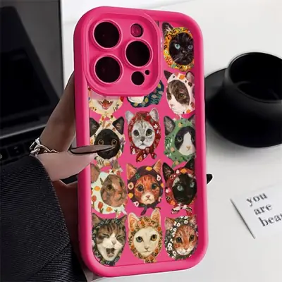 Image de Coque pour iPhone Fleurs Mignonnes - Étui Dessin Animé