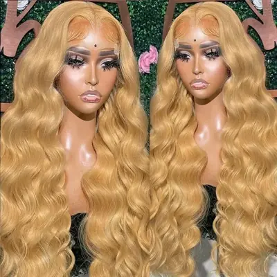 Image de Perruque Lace Front Synthétique Brun Chocolat - Sans Colle & Baby Hair
