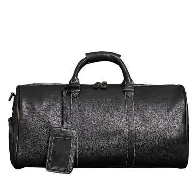Image de Sac de Voyage Homme en Cuir - Grande Capacité & Élégant