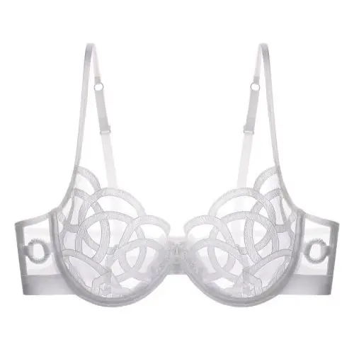 Image de Soutien-Gorge Dentelle Transparent Push-Up Ultra Mince