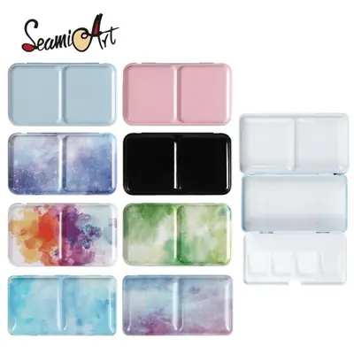 Image de Boîte Aquarelle Portable Pliante en Métal