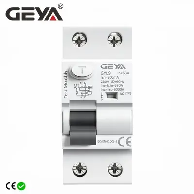 Image de Disjoncteur RCD AC 2P - Sécurité Électrique Optimale