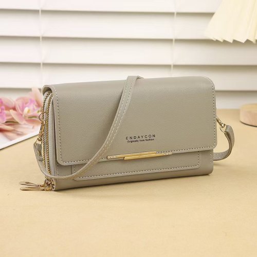 Immagine di Elegante Borsa a Tracolla Multifunzionale per Donna 2024 – Portafoglio Coreano con Pochette Media Lunghezza e Design Moderno