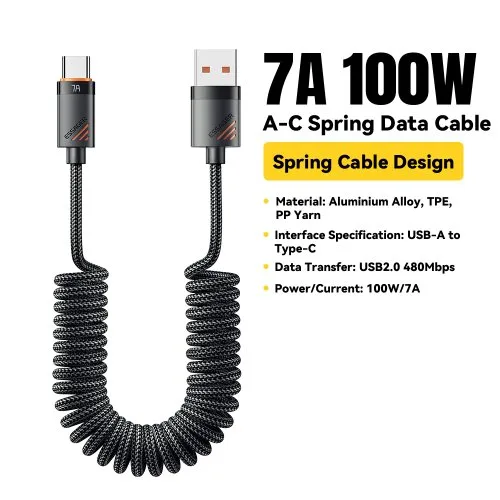 7A 100W A a C nero